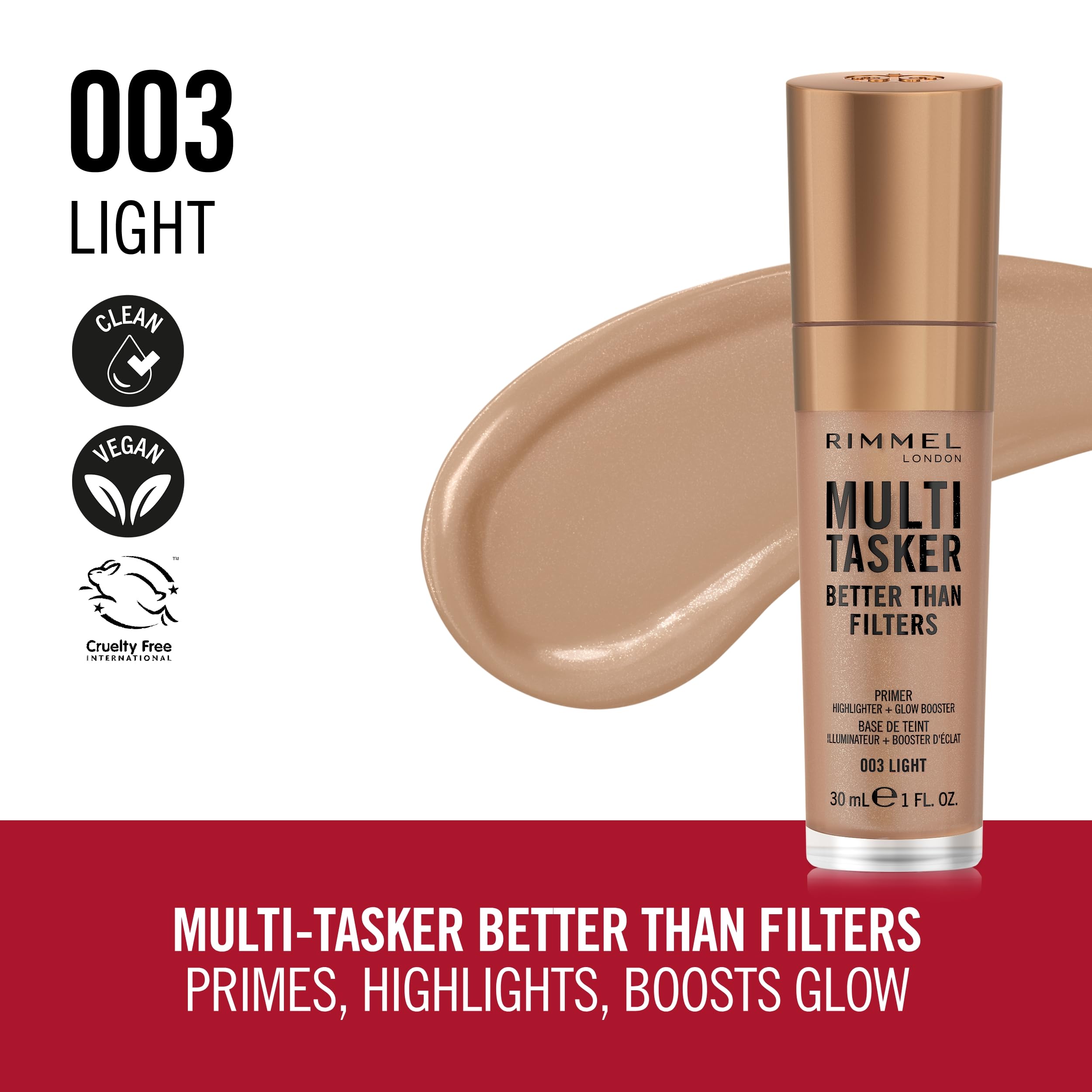 Rimmel giant soft-touch wand close-up, brand ease of application benefit