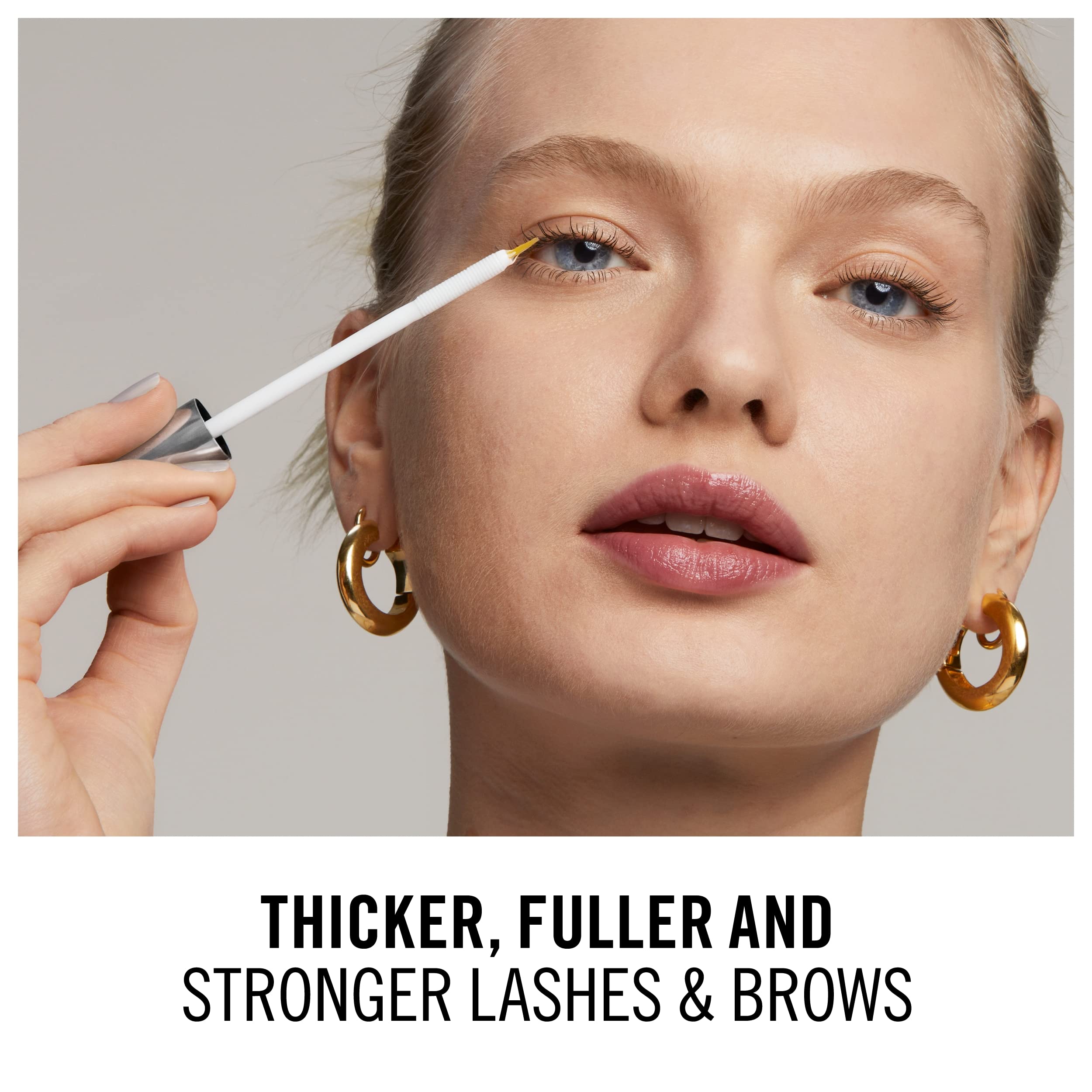 Rimmel Wonder’Serum tube held in hand to show compact travel-friendly size