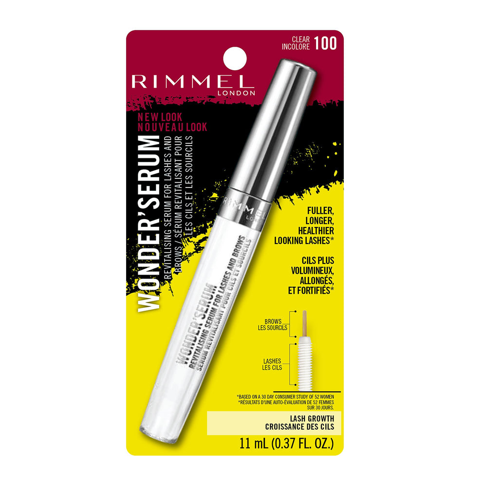 Rimmel Wonder’Serum clear drop of serum showing lightweight texture and absorption