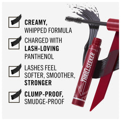 Rimmel lash before and after displaying volume and length benefit