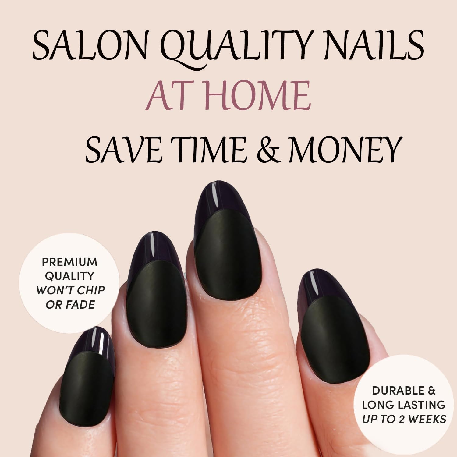 Rimudecure close-up of glossy French tips highlighting crisp contrast and polished look