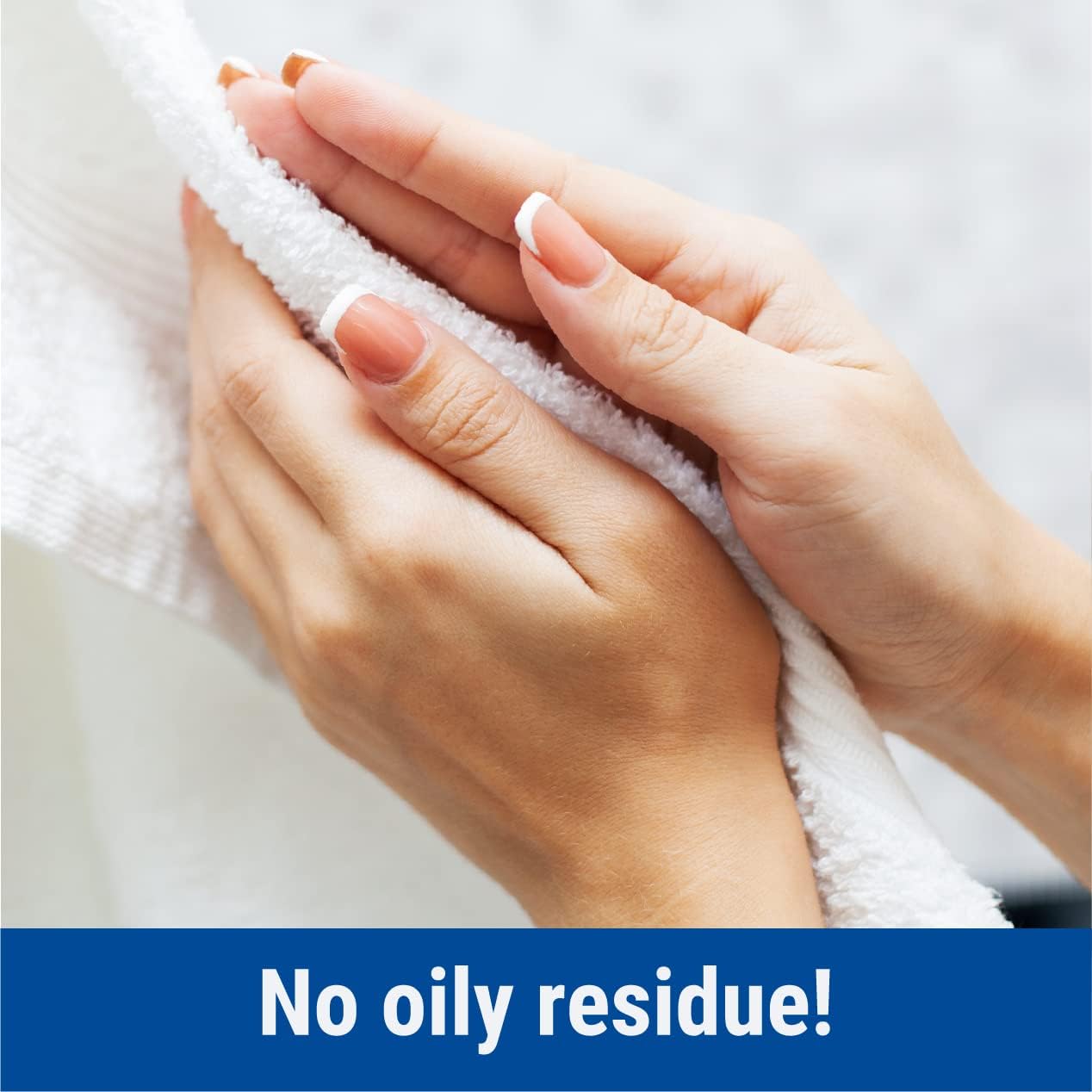 RINSELESS caregiver using product in a home setting showing dignified patient care