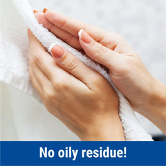 RINSELESS caregiver using product in a home setting showing dignified patient care