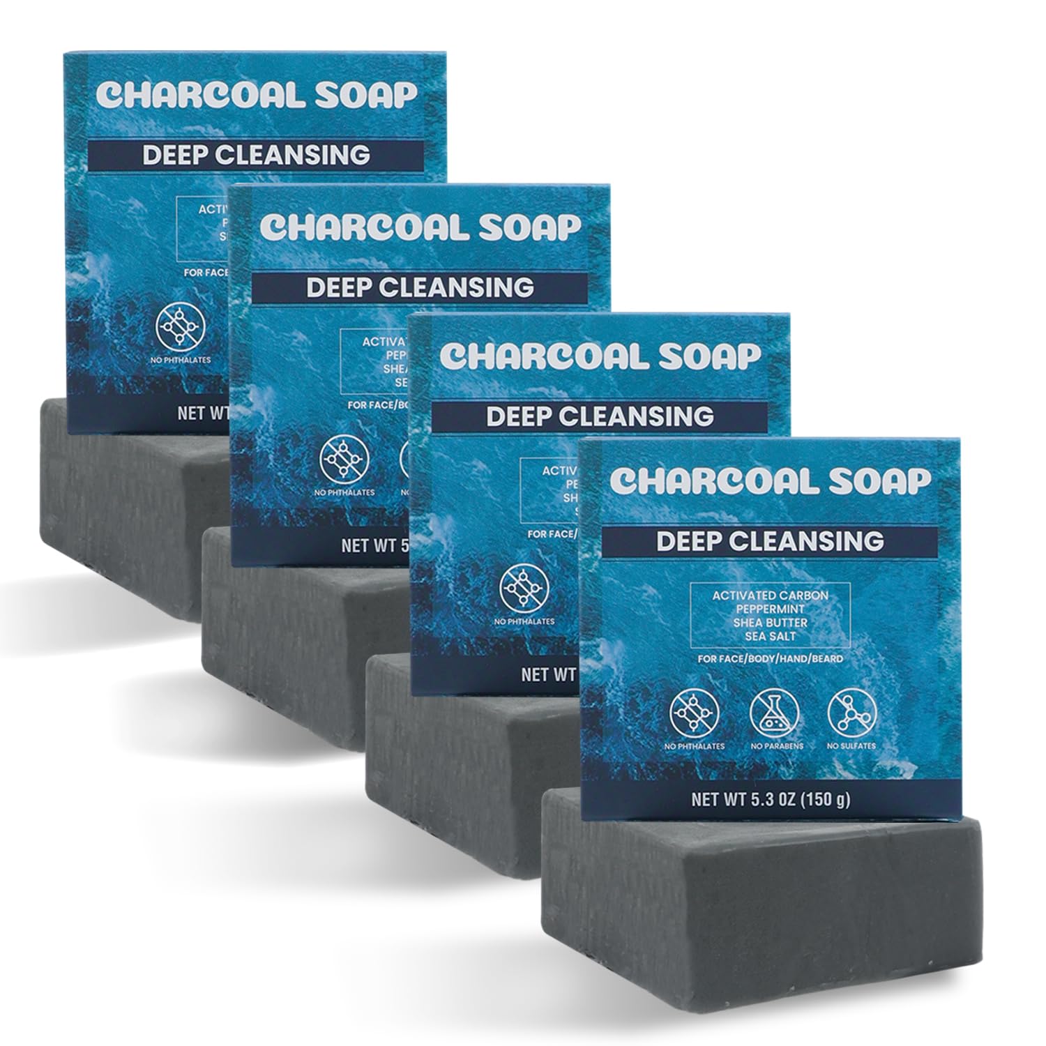 Rinse & Robust front packaging showing four bars and benefits