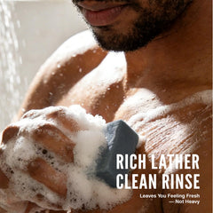 Rinse & Robust lifestyle on bathroom shelf suggesting everyday freshness