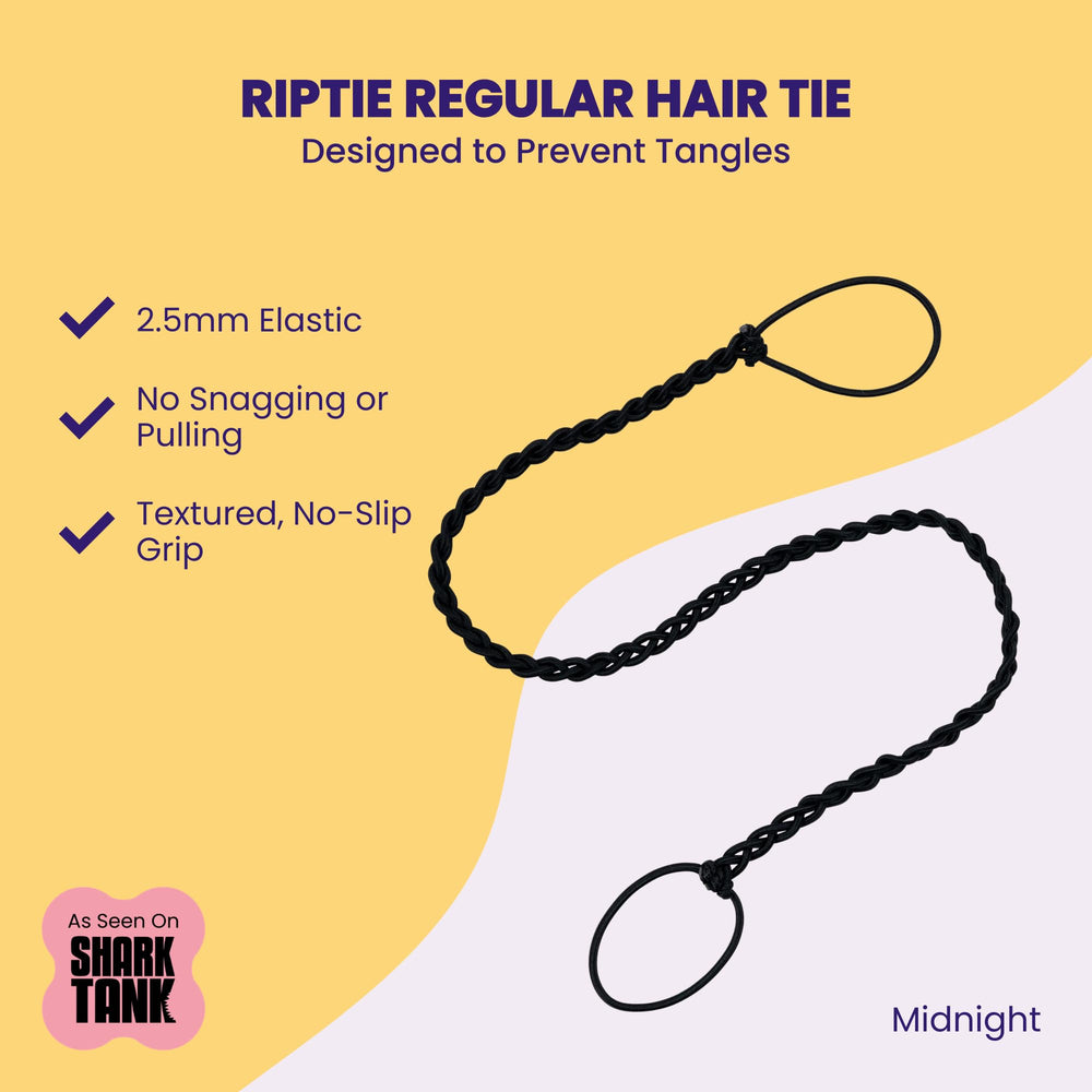 Rip Tie close-knit nylon weave detail reducing friction and tangles
