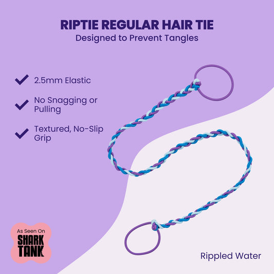 Rip Tie close-up of rippled nylon texture offering tangle-free removal