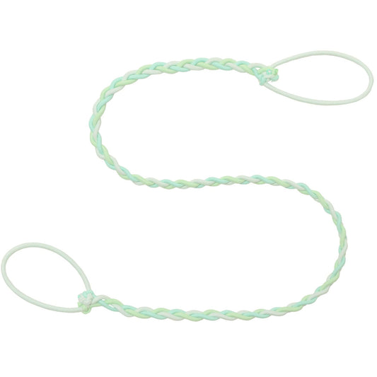 Rip Tie front packaging showing seafoam green tie and clear branding, highlights durability