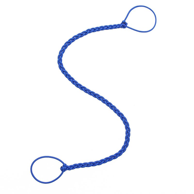 Rip Tie front view showing lakeside color and neat loop, gentle secure hold