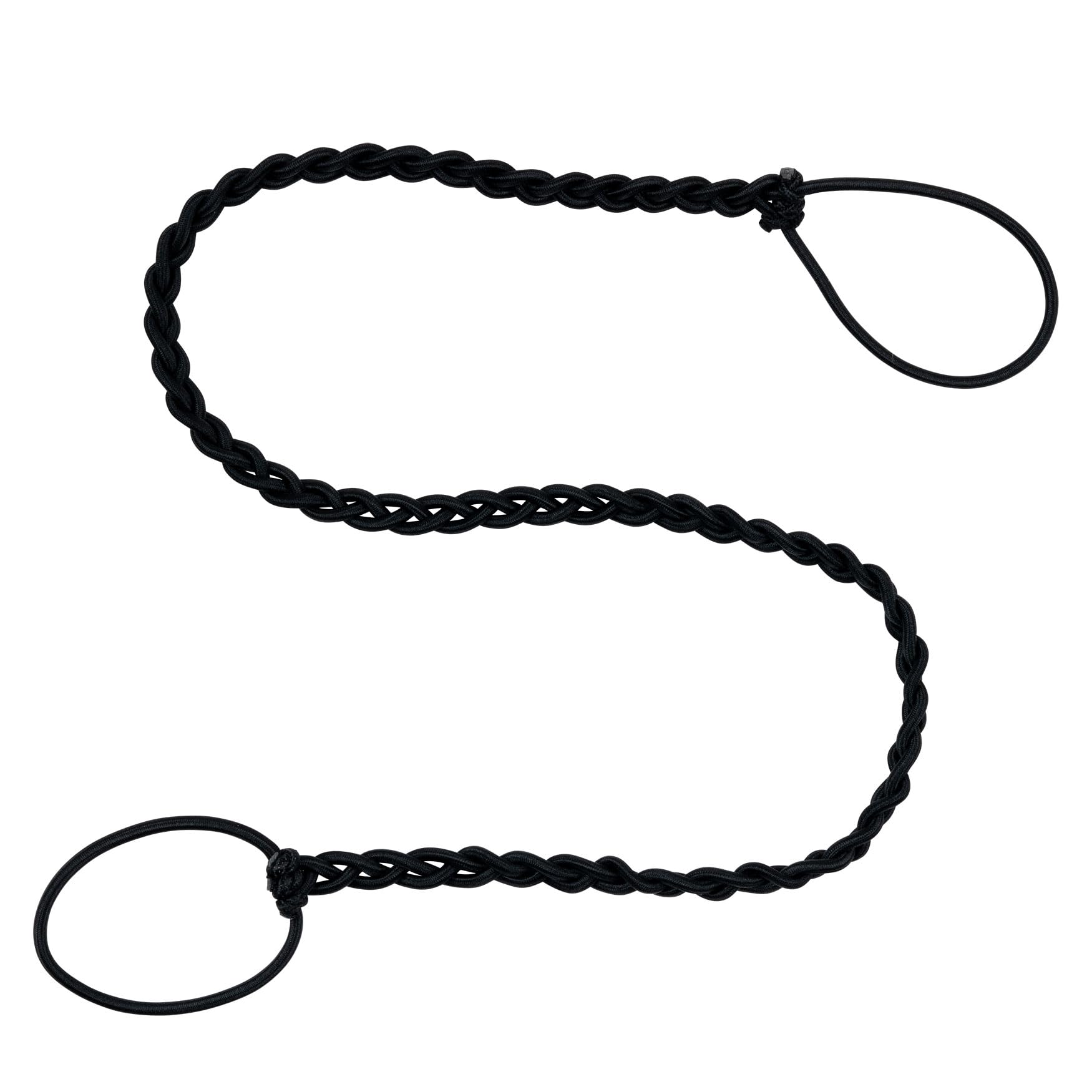 Rip Tie midnight front packaging showing single extra-long hair tie for convenience