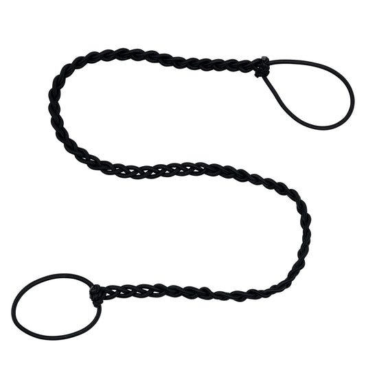 Rip Tie midnight front packaging showing single extra-long hair tie for convenience