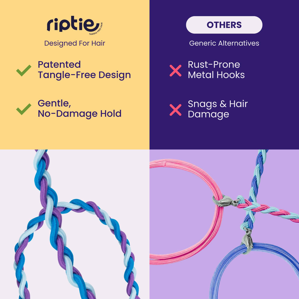 Rip Tie held in hand to show size and easy portability benefit