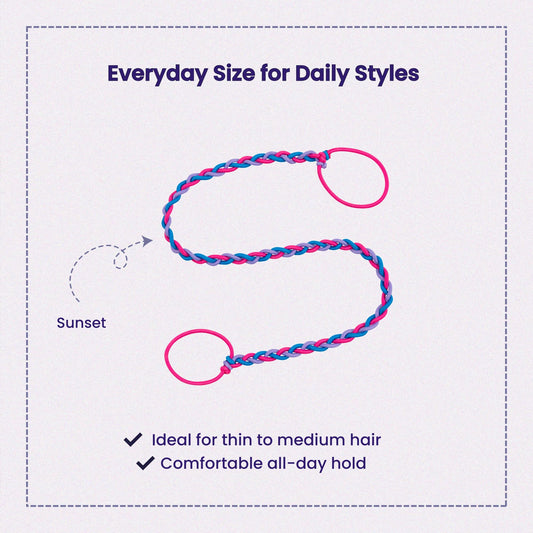 Rip Tie sunset texture closeup revealing nylon grip for no-slip hold