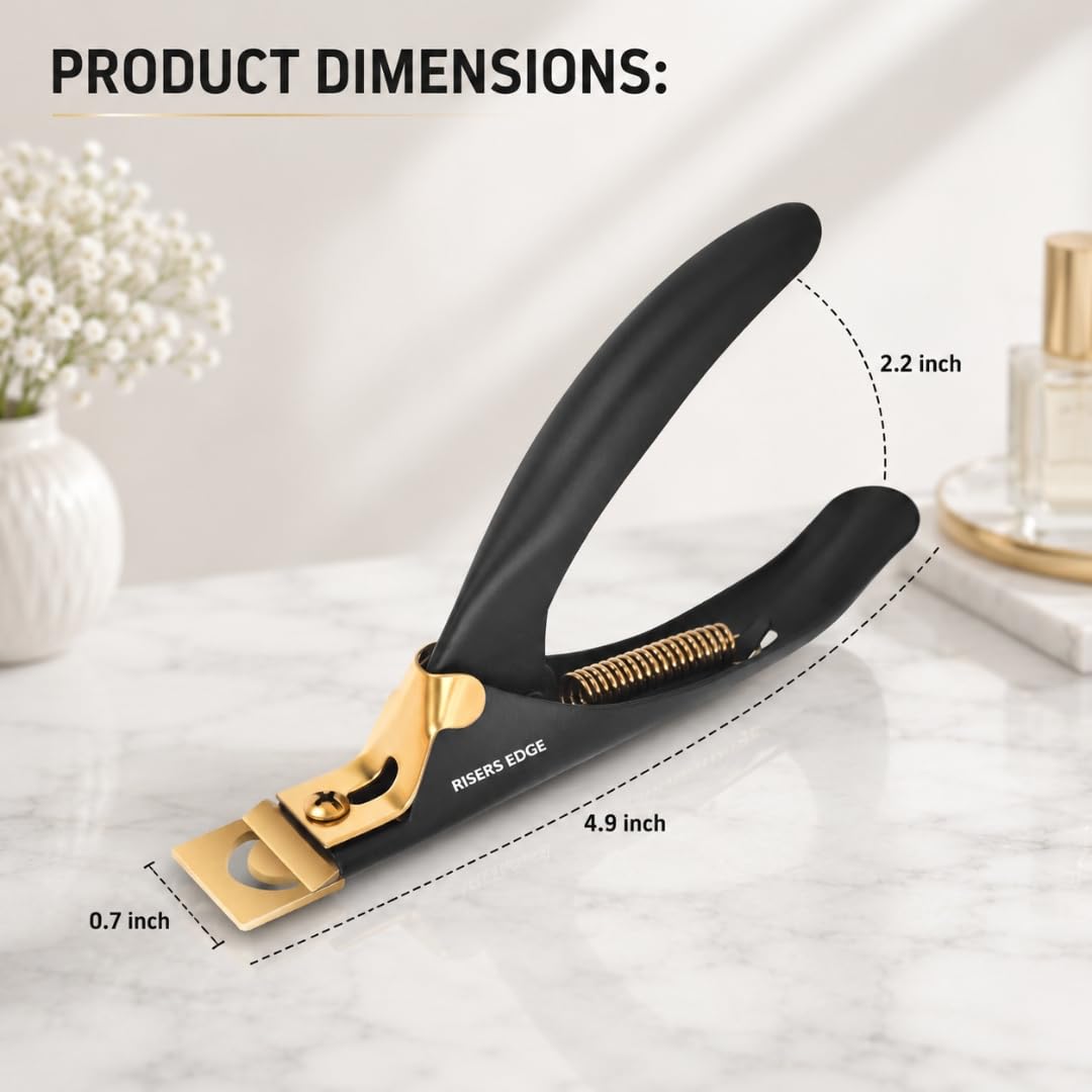 Risers Edge in-use in salon showing faster nail prep and controlled trimming