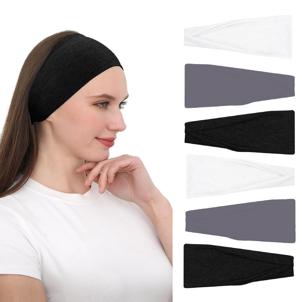 RITOPER front view wide headband showing clean shape and coverage benefit