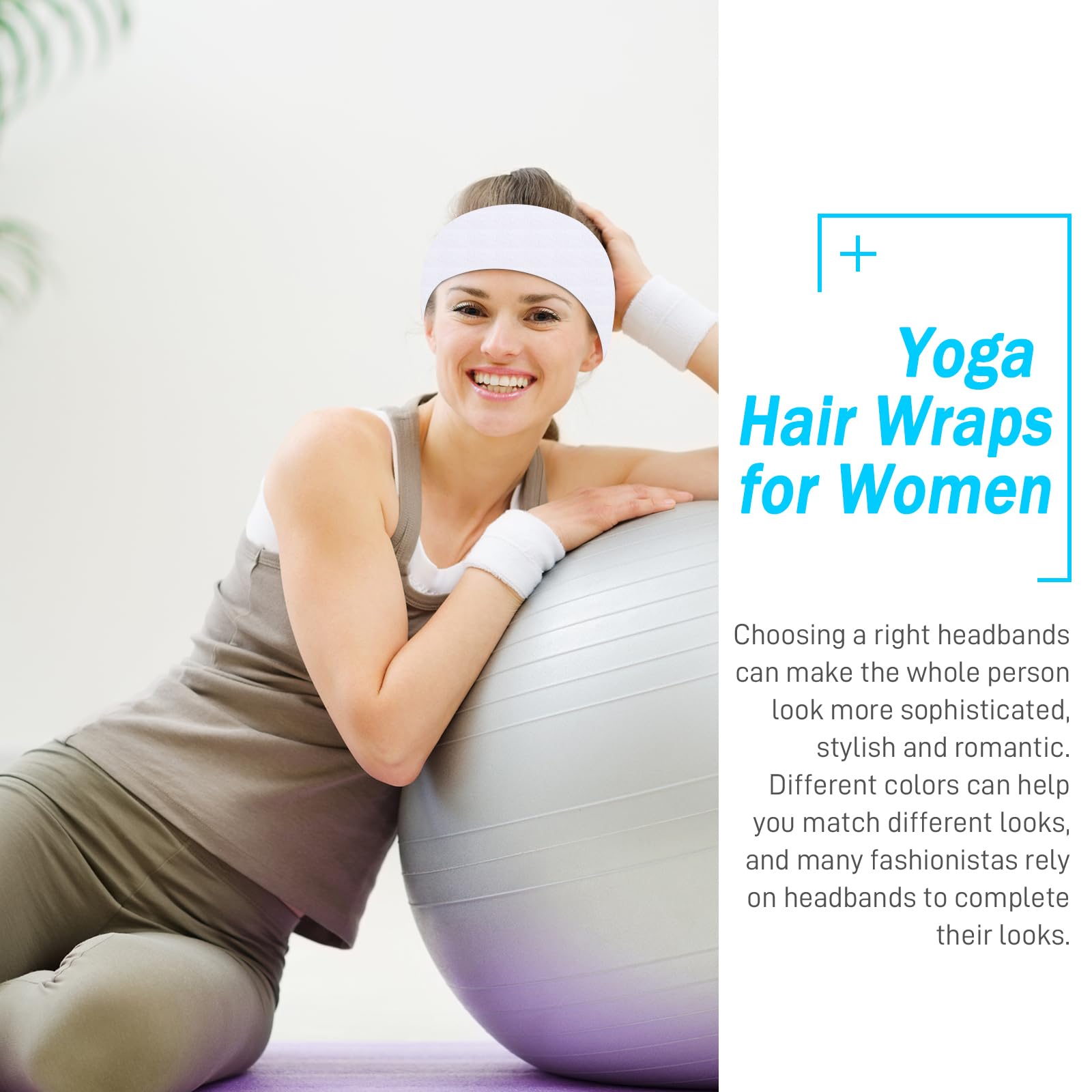 RITOPER headband worn with a wig demonstrating gentle hairline coverage