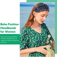 RITOPER headbands folded in travel bag illustrating portability and convenience