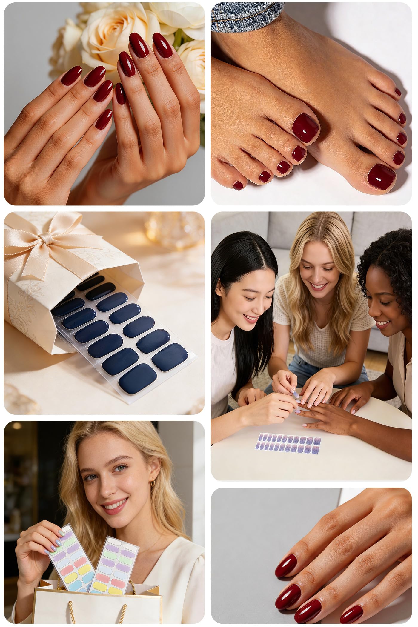 RIVÉHOM manicure on tabletop lifestyle scene ideal for travel
