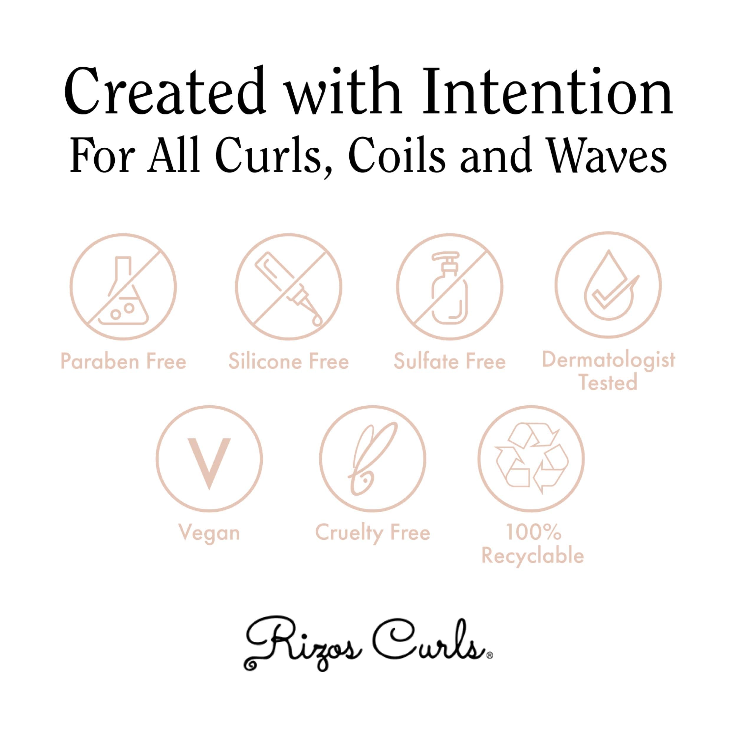Rizos Curls being applied to curly hair showing improved manageability