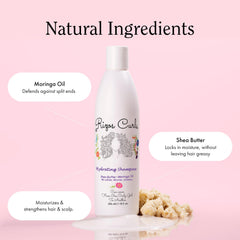Rizos Curls deep conditioner jar open with creamy texture for smoother hair