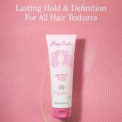 Rizos Curls product in hand for size comparison and portable benefit