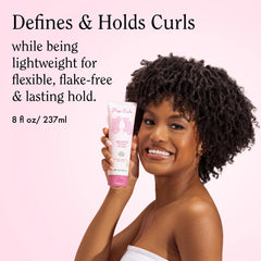 Rizos Curls close-up gel texture highlighting smooth, non-sticky finish