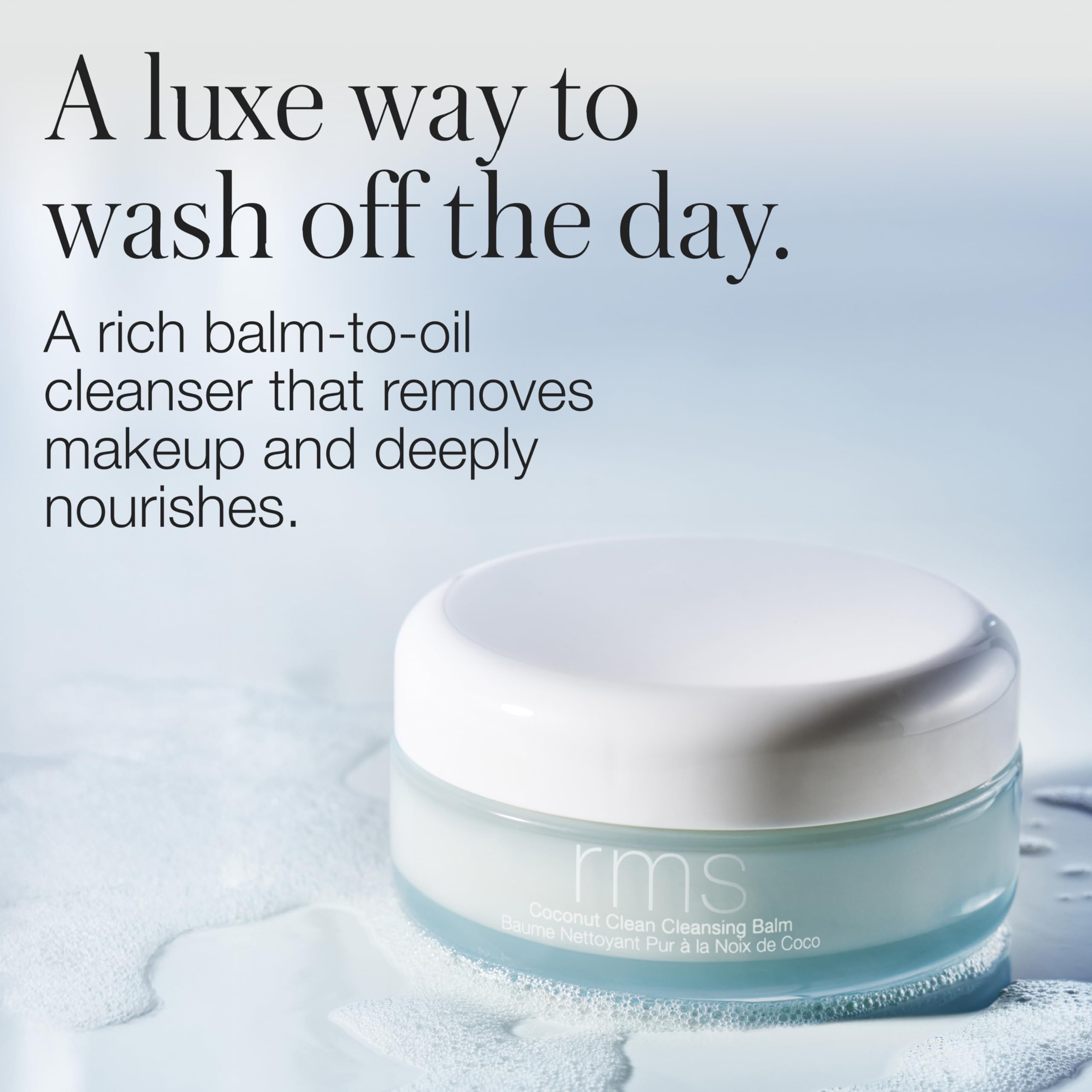 RMS Beauty open balm texture showing creamy melting benefit