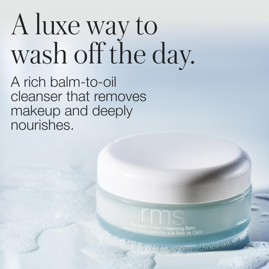 RMS Beauty open balm texture showing creamy melting benefit