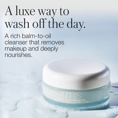 RMS Beauty open balm texture showing creamy melting benefit