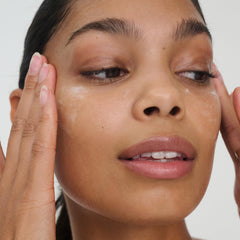 RMS Beauty label closeup emphasizing clean ingredients and transparency