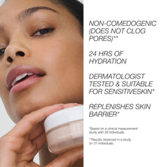RMS Beauty on bathroom counter in morning routine showing light, fast finish
