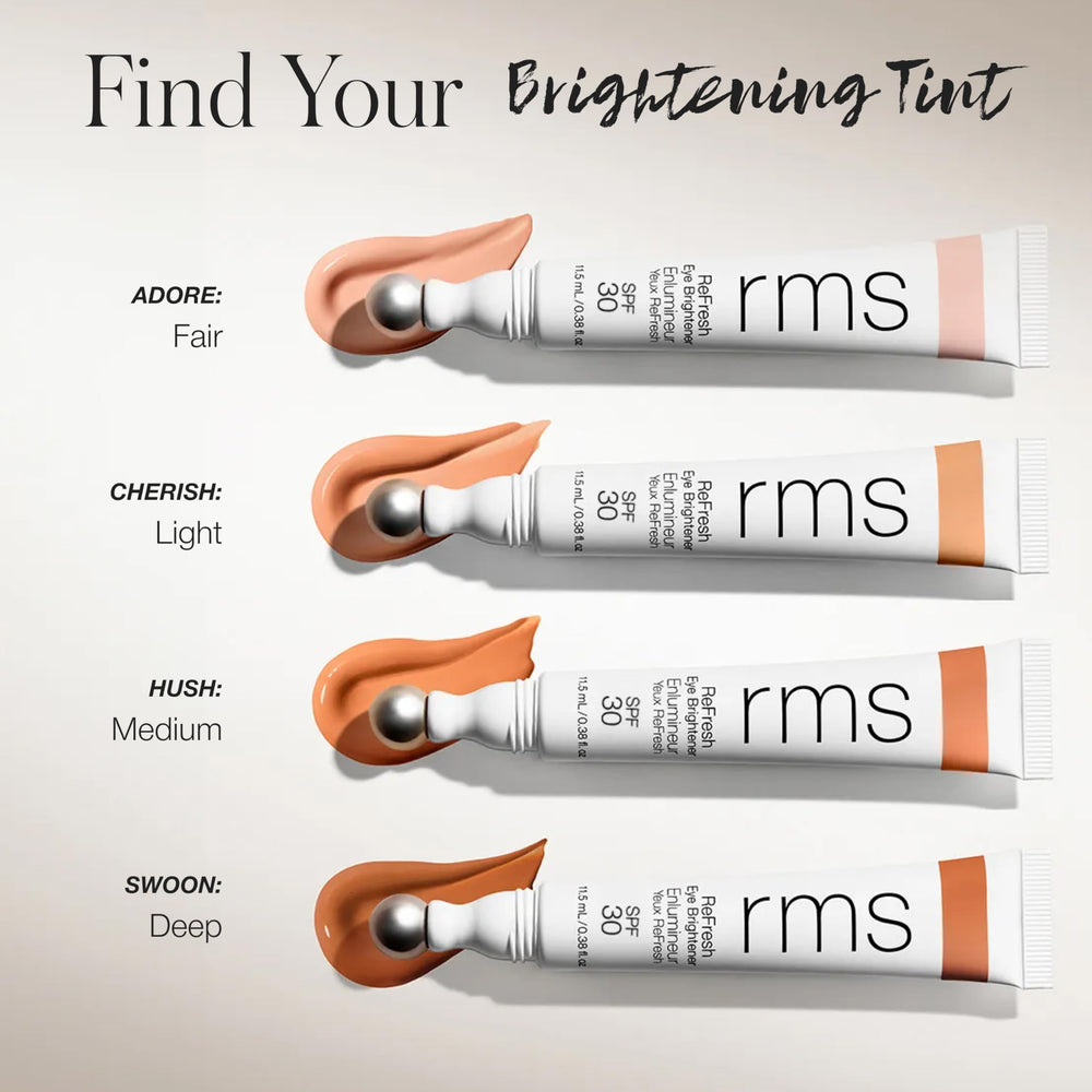 RMS Beauty cream texture swatched on skin showing blendable tint and hydrating finish