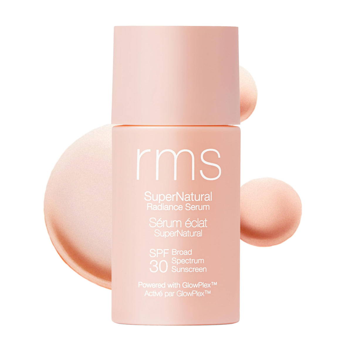 RMS Beauty front bottle image showing protection and glow