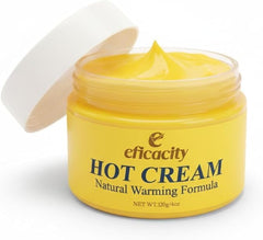 Robutop Eficacity Hot Cream open cap with cream dollop ready for use
