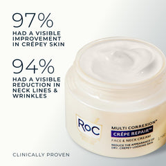 RoC cream texture close-up highlighting hydration and smoothing feel