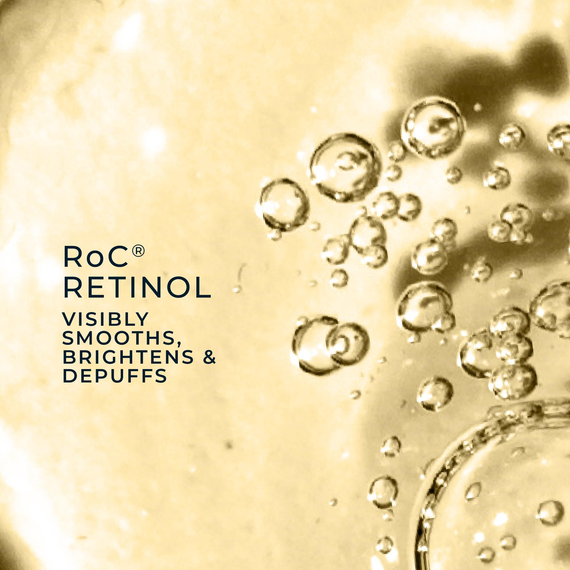 RoC product applied around orbital bone demonstrating targeted application benefit