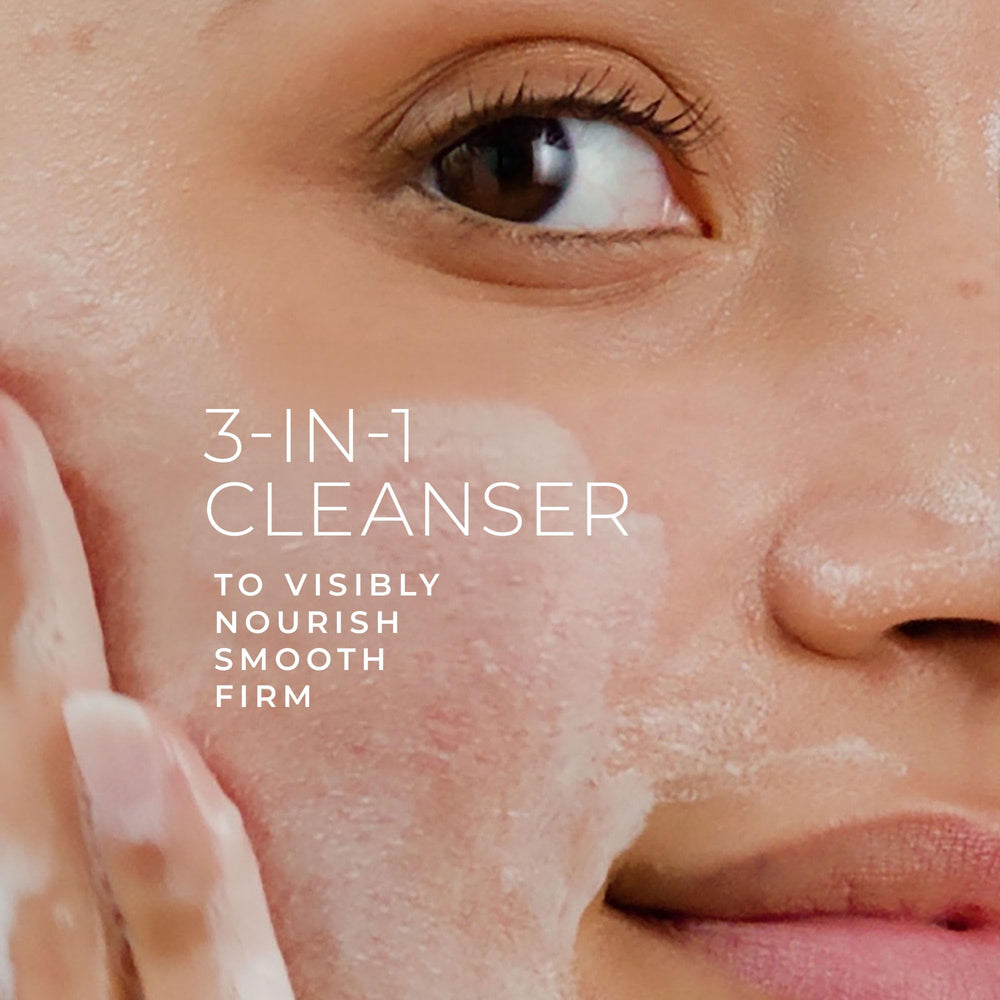 RoC pump dispensing silky serum texture, demonstrating easy spread and gentle application