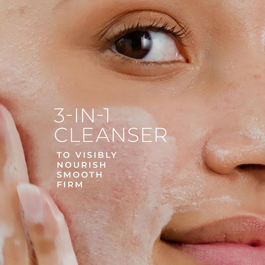 RoC pump dispensing silky serum texture, demonstrating easy spread and gentle application