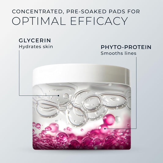 RoC close-up of pad texture highlighting gentle exfoliation benefit