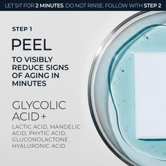 RoC application on cheek illustrating smooth, refined skin result