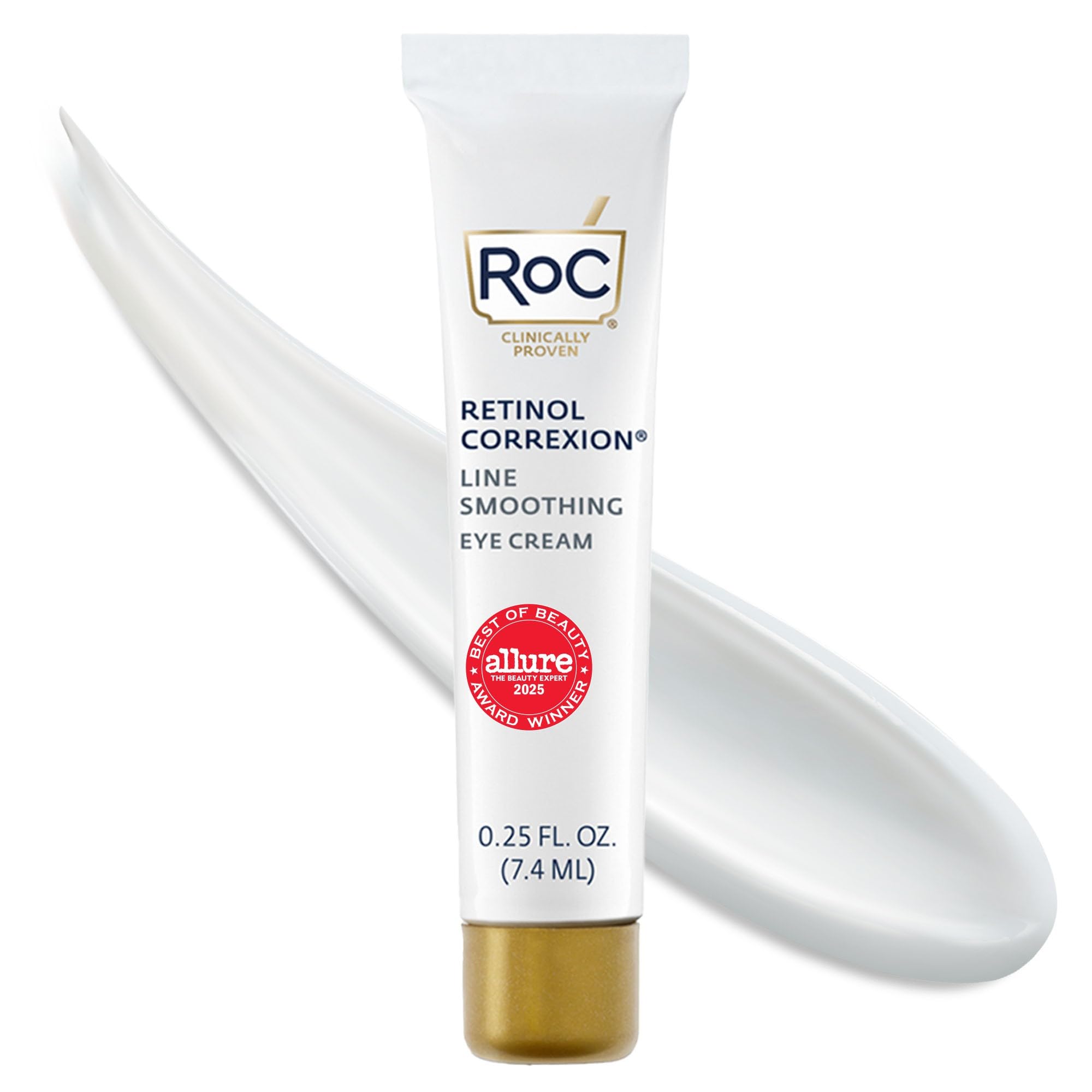 RoC front tube view showing brand and portable benefit
