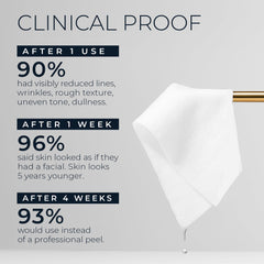 RoC close-up texture of pad fibers conveying gentle exfoliation