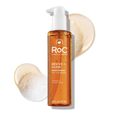 RoC front packaging showing product and benefits for brighter skin
