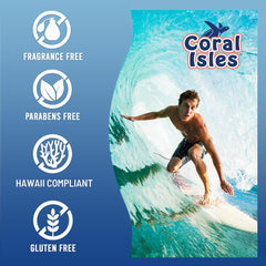 Rocky Mountain Sunscreen label showing Hawaii 104 compliance and ingredient benefits