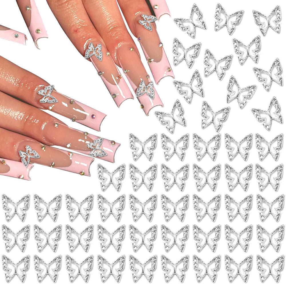 RODAKY front packaging showing 50 silver butterfly charms and quantity