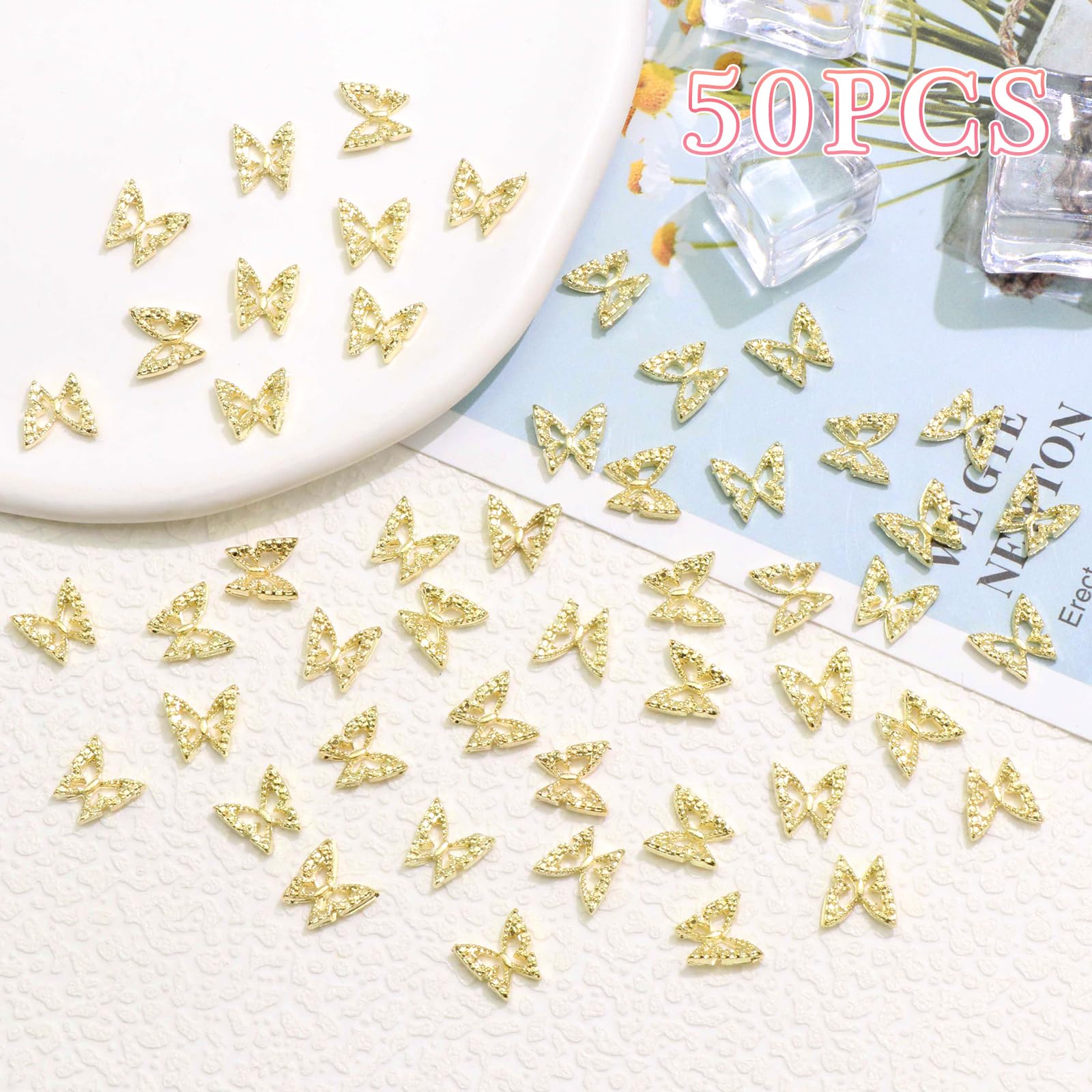 RODAKY charms used in a salon manicure, visualizes professional finish benefit