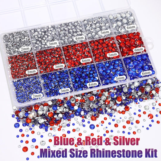 RODAKY compartment box with five size grids, easy selection and tidy storage benefit