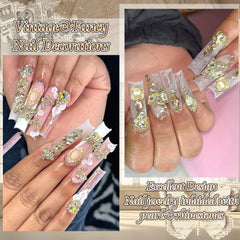 RODAKY charm applied on acrylic nail displaying salon-quality finish
