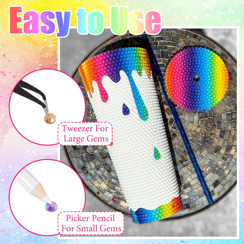 RODAKY multicolor rhinestones decorating a phone case for personalized style benefit