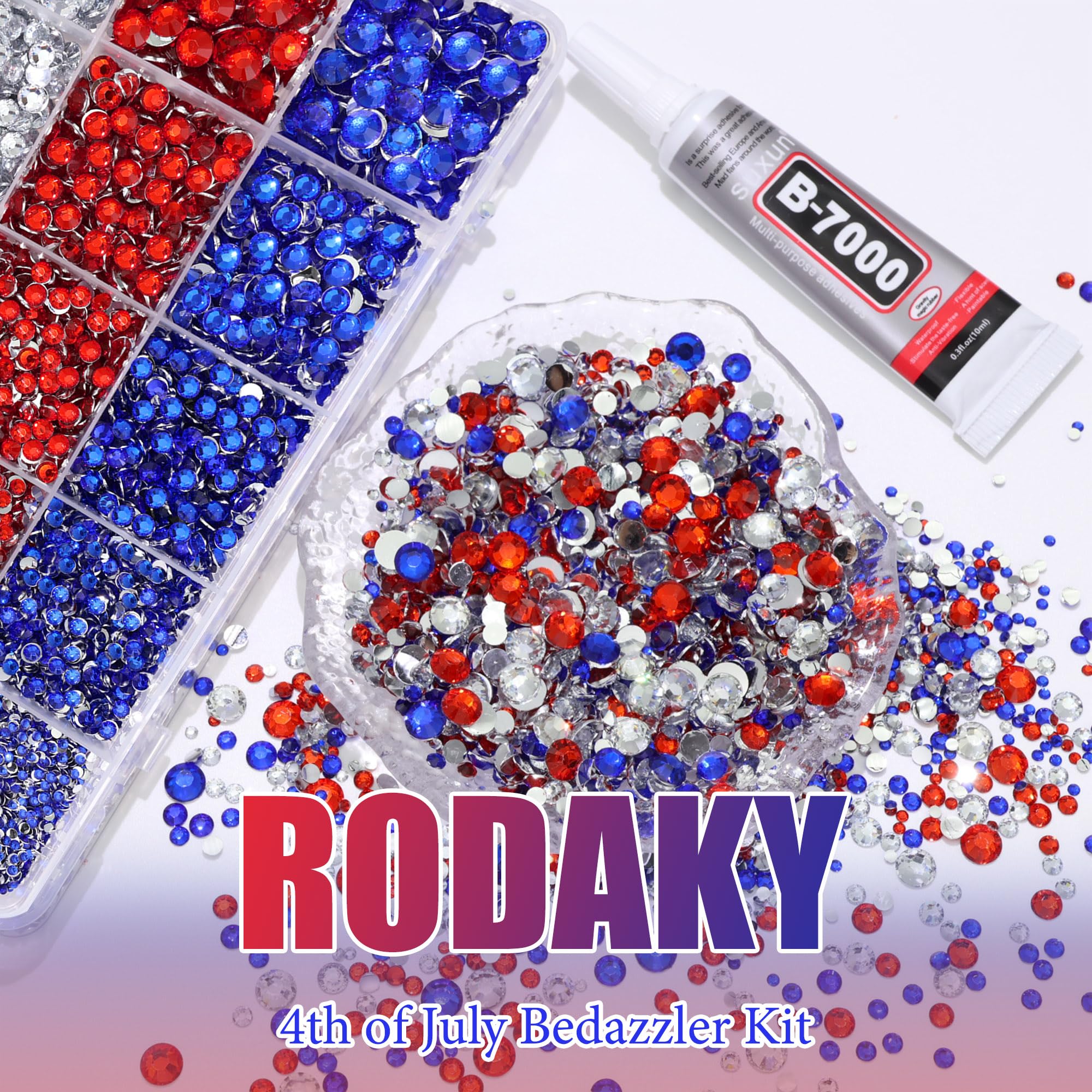 RODAKY gems beside a coin for scale, clear sizing helps plan designs accurately